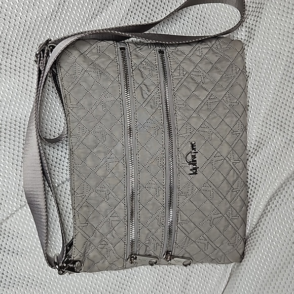 KIPLING GREY CROSSBODY BAG - Picture 1 of 8